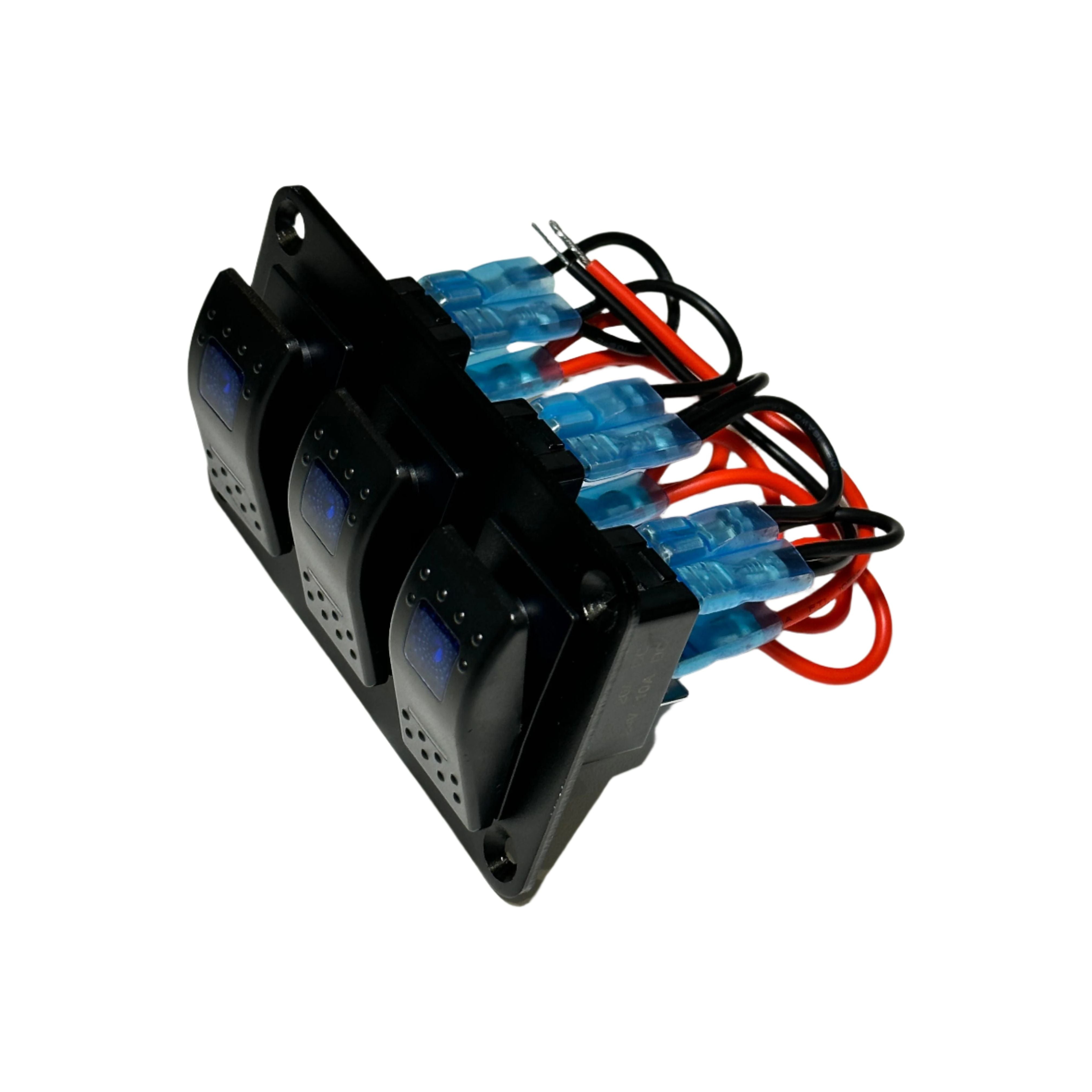 3 Rocker Switch Panel