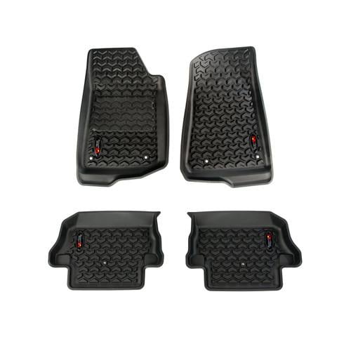 [12987.43] Rugged Ridge All Terrain Floor Liner Kit (Black) - 12987.43