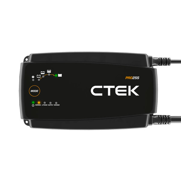 CTEK PRO25S, 12V Battery Charger & Maintainer, 25A, UK Plug