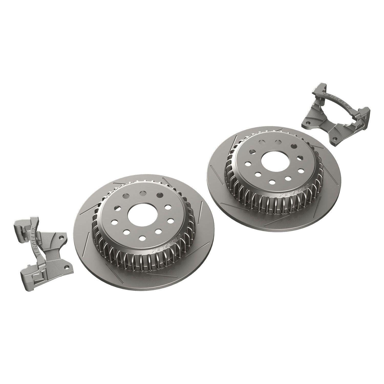 JK: Rear Performance Big Rotor Kit w/ Slotted Rotors – 5x5” & 5x5.5"