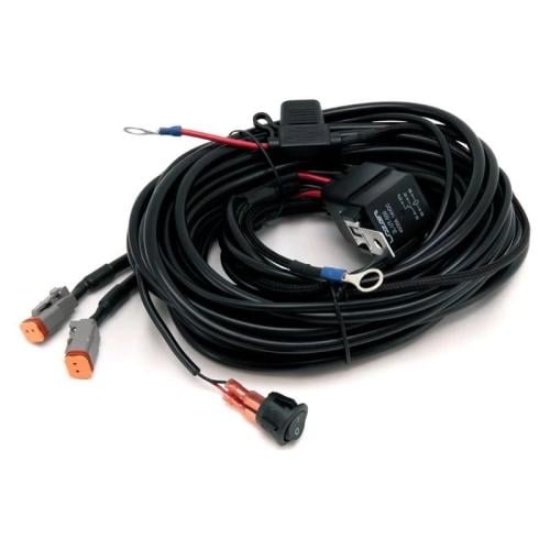 Two-Lamp 2-Pin Deutsch DT Wiring Kit, Long (12V)