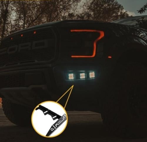 Ford Raptor 2017-2020 Front Assistant Fog Light Installation Rules - KC
