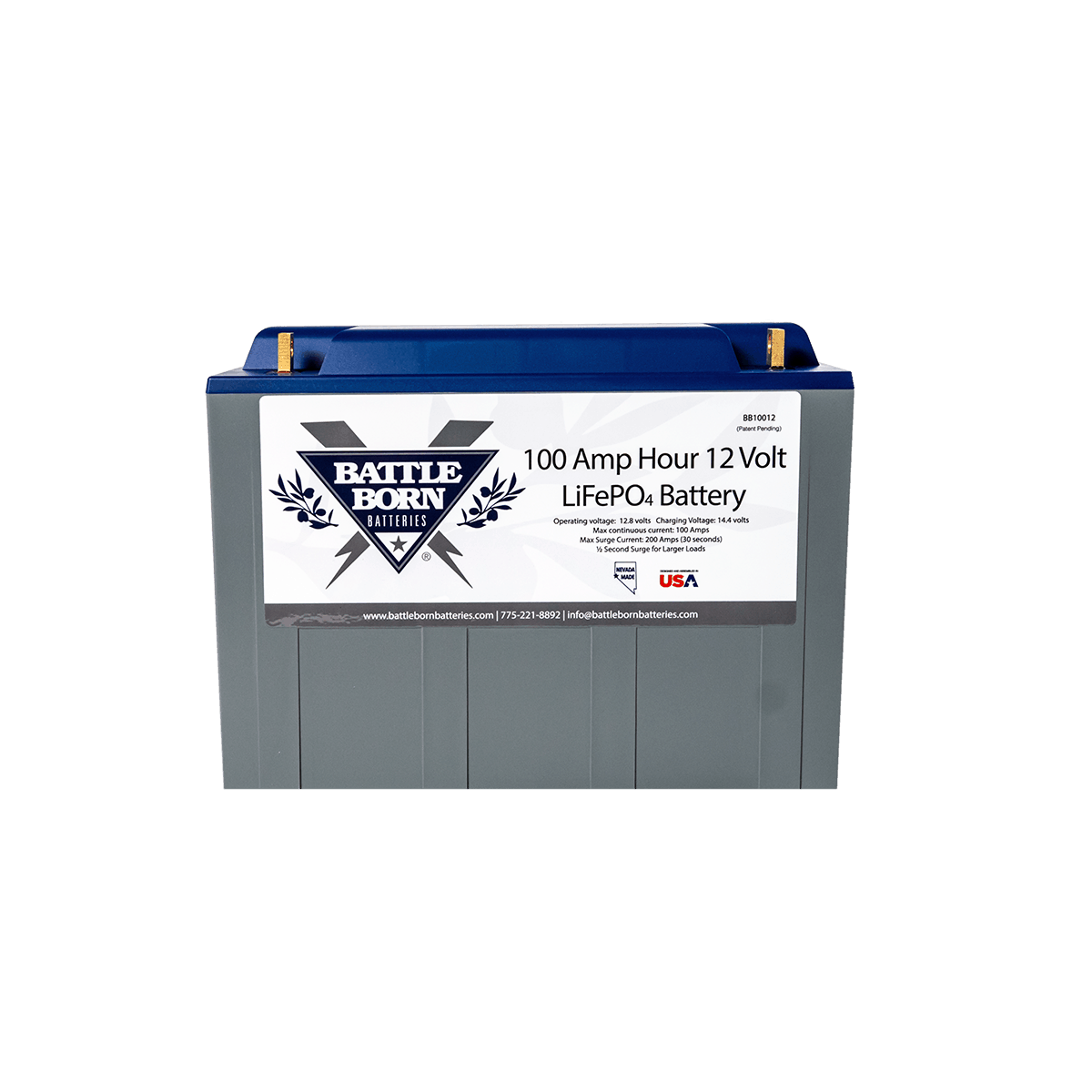 Battle Born 100 Ah 12V LiFePO4 Deep Cycle Battery