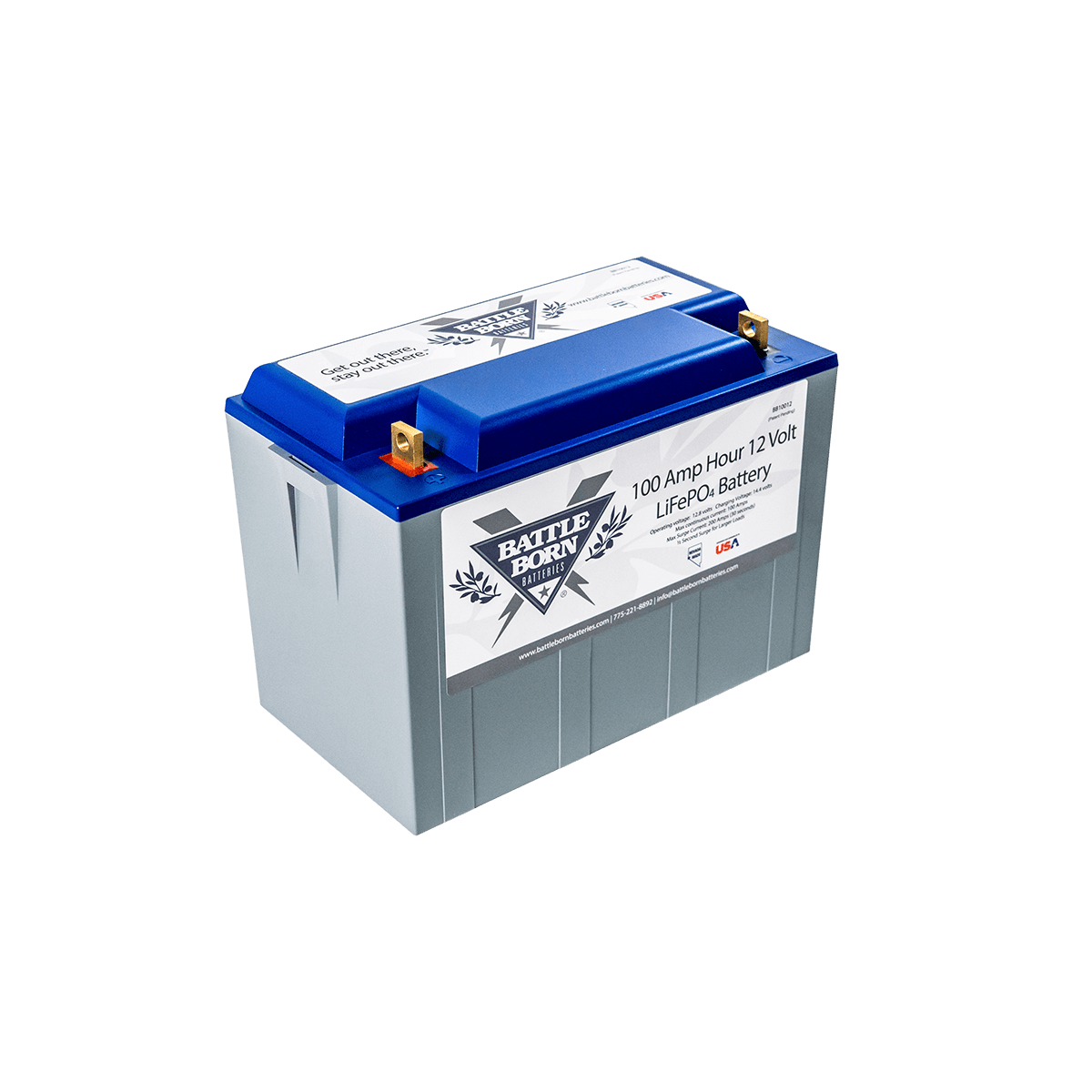 Battle Born 100 Ah 12V LiFePO4 Deep Cycle Battery