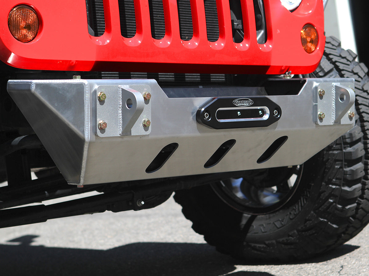JK STUBBY STYLE FRONT BUMPER - ALUMINUM