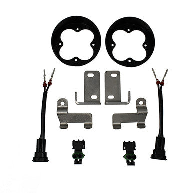 Toyota Fog Pocket Light Mount Kit For Squadron-R Lights - Toyota 2010-22 4Runner; 2012-22 Tacoma; 2014-21 Tundra