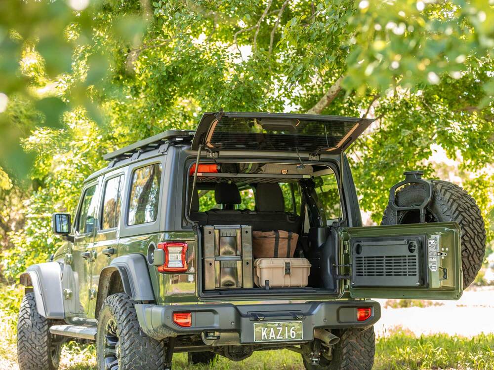 Standalone Rear Roof Shelf to suit Jeep Wrangler