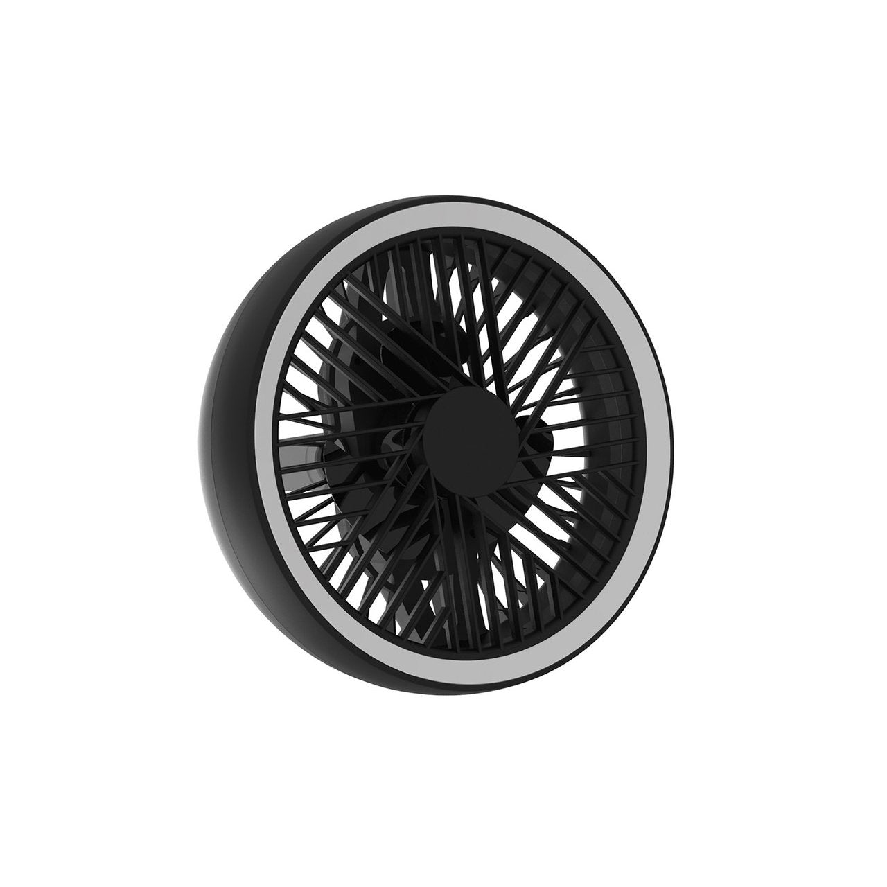 High Flow Rechargeable Tent Fan with LED Light