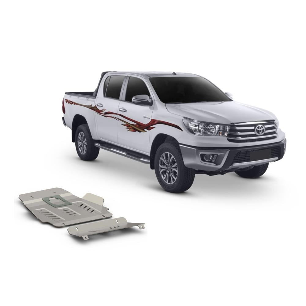 Toyota Hilux Single Cab Aluminum Skid Plate