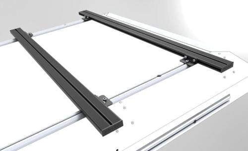 [LB-1450-B] LOAD BARS - BLACK - 1450mm (EXCL FEET)