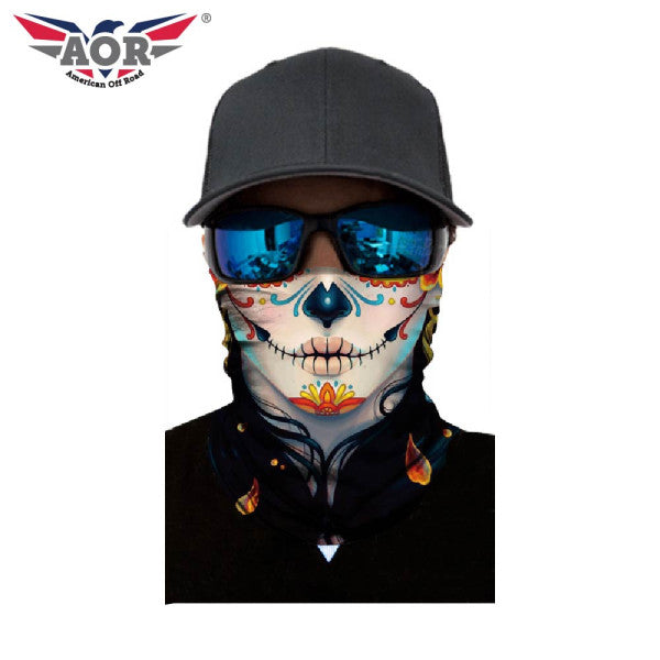 AOR Bandana Face Mask - La Muerte