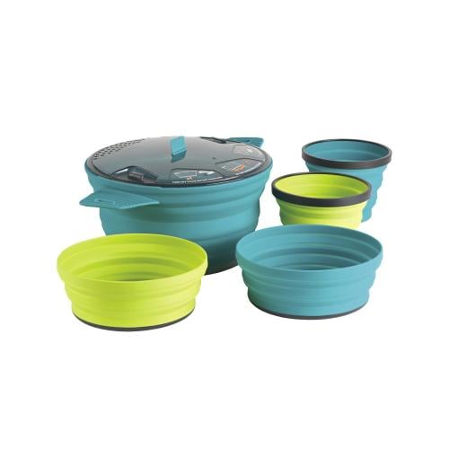 [AXSET31PB] Sea To Summit Xset 31 Set of 5 Salad Bowls of 2.8 L 2 Multicolored Xmugs Salad Bowls. Axset31pb