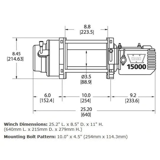 M15 24V HEAVYWEIGHT WINCH