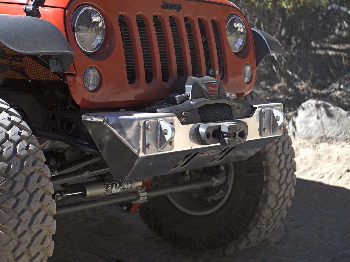 JK STUBBY STYLE FRONT BUMPER - ALUMINUM