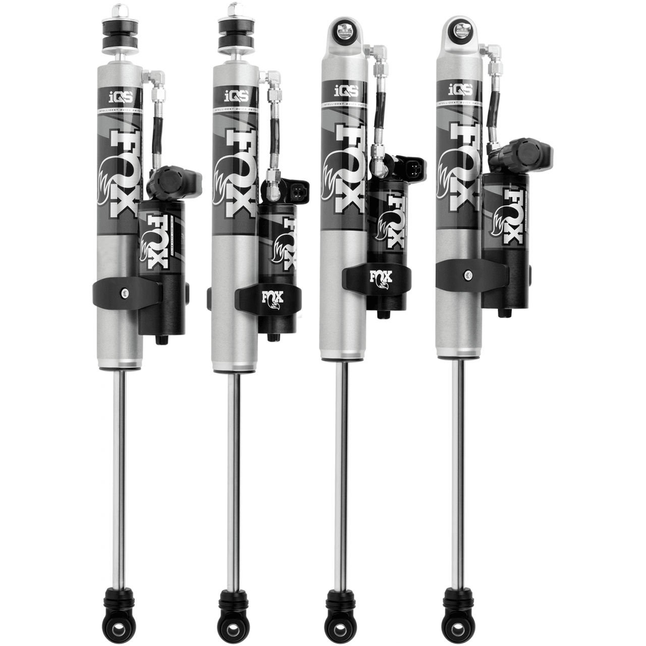 JEEP WRANGLER JK 2.0 IQS RESERVOIR SHOCK (SET OF FOUR) -ADJUSTABLE  (Front/Rear, 2.50-4 inches. Lift)