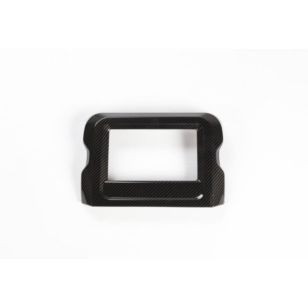 Jeep Wrangler JL 18+ Navigation Screen Cover, Carbon Fiber Look