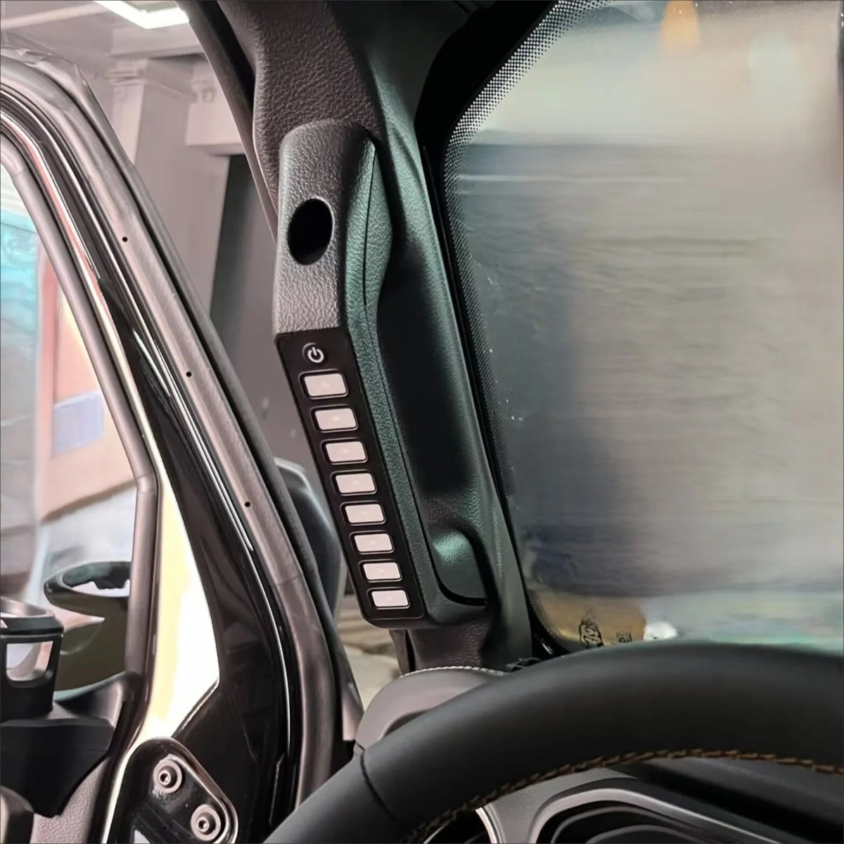 VOSWITCH 8 Switch Programmable Grab Handle Switch Panel, Jeep Wrangler JL & Gladiator JT 24-26