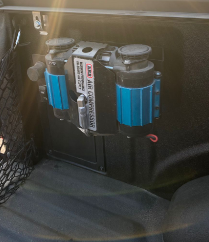 FORD F150 ARB air compressor bed mount