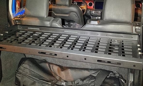 Rear Storage Shelf - Jeep Wrangler JK 4 doors