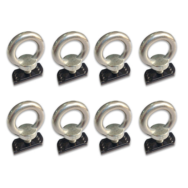 Roof Rack Tie Down Eye Bolts Kit (Set of 8)