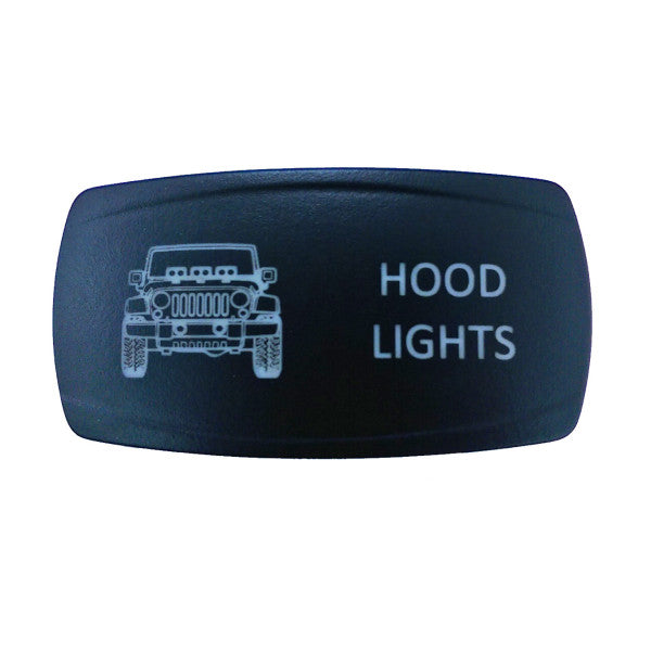 AOR Hood Light Horizontal Rocker Switch
